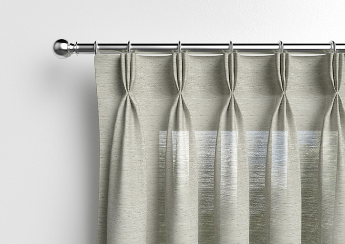 Sahara Voile, Metallic Pearl Grey - Made to Measure Curtains - Image 12